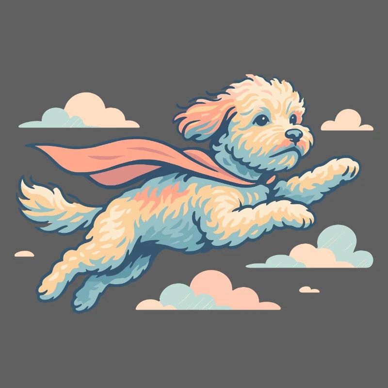 Super Hund Havapoo Cape Umhang Geschenk