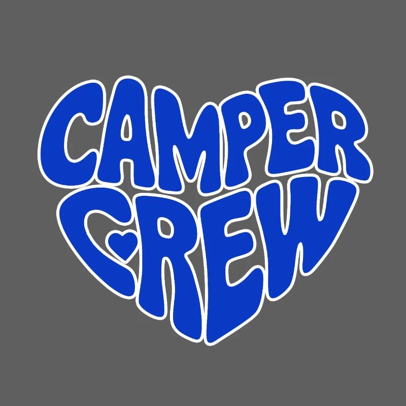 Équipe camping-campeur
