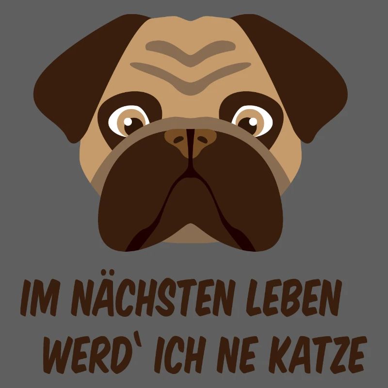 Frustrierter Mops