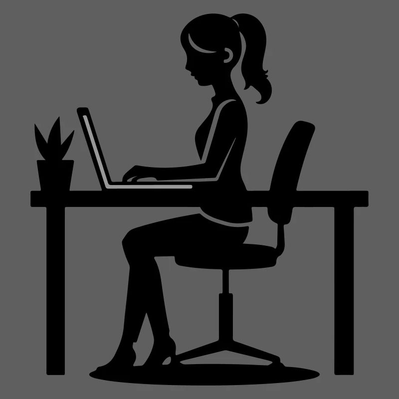 Frau Computer Job