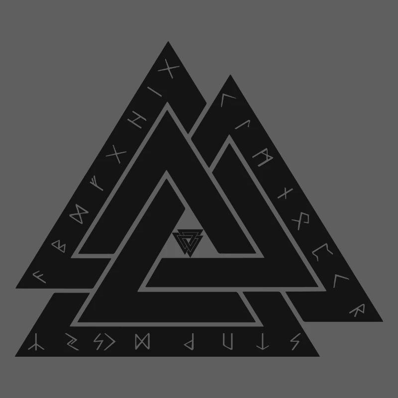 Valknut viking symbol