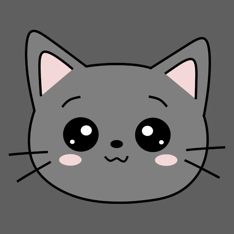 Schwarze Katze Katze Süßes Kätzchen Weihnachtsgeschenk