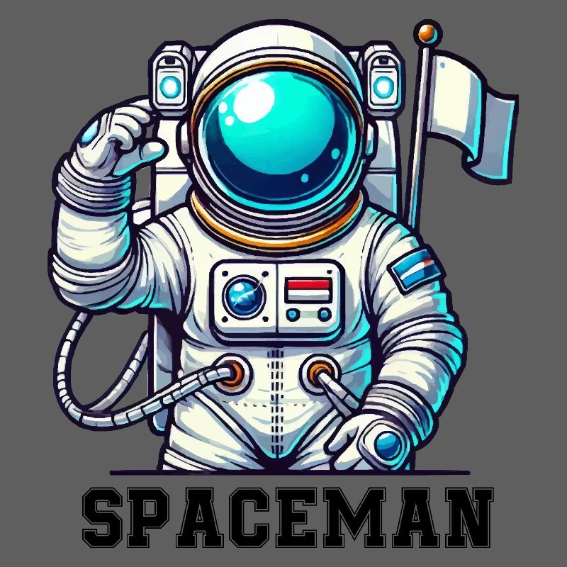 Spaceman Comic Astronaut
