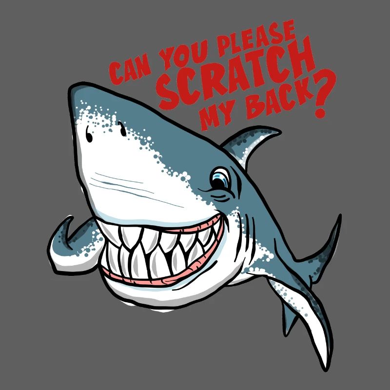 Great White Shark Scratch My Back