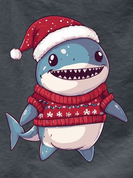 Shark Christmas Comic