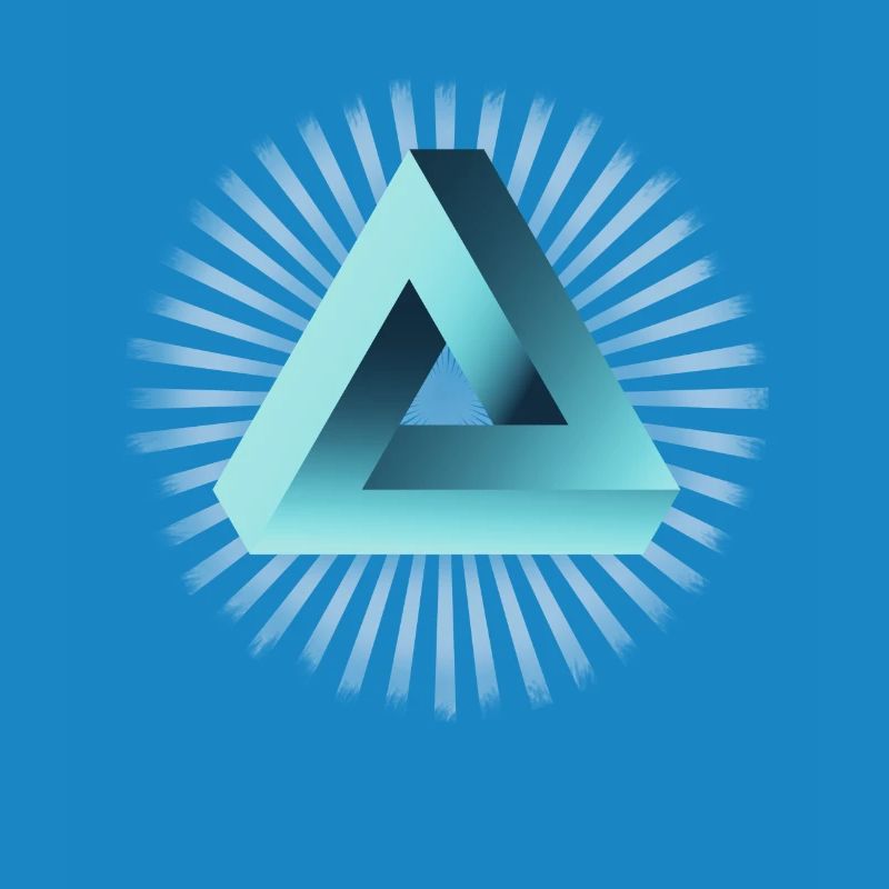 illusion illuminati triangle pyramid nerd math