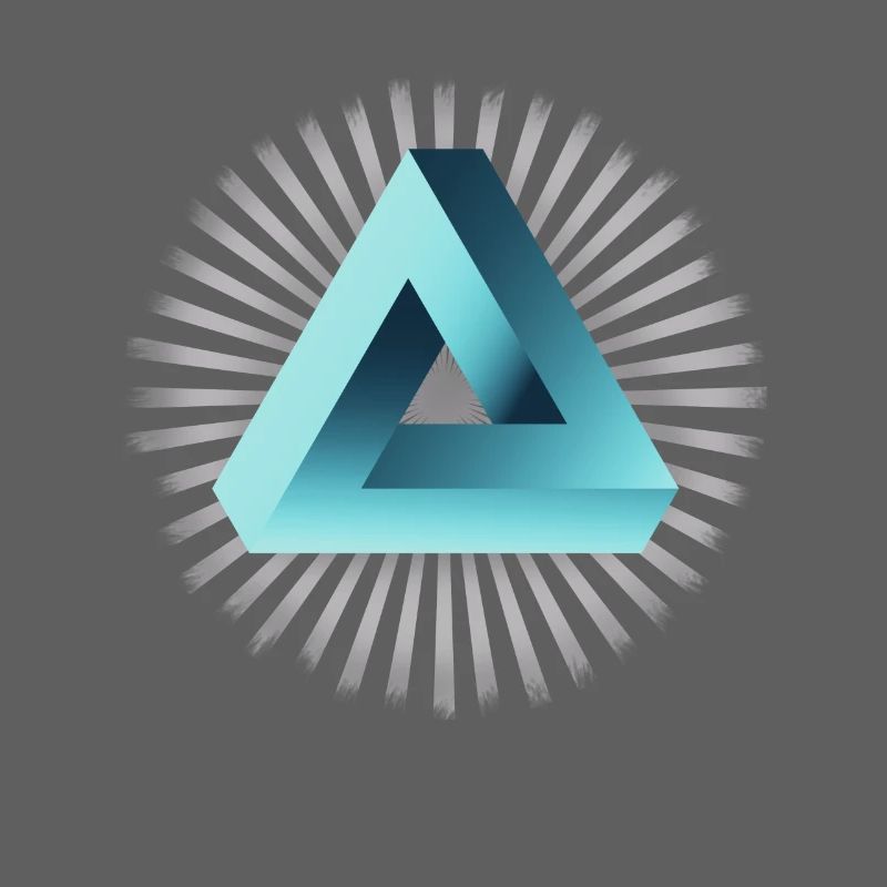 illusion illuminati triangle pyramid nerd math