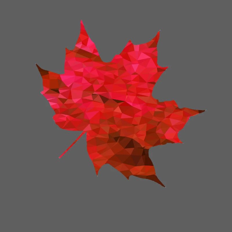 Maple Red Polygon