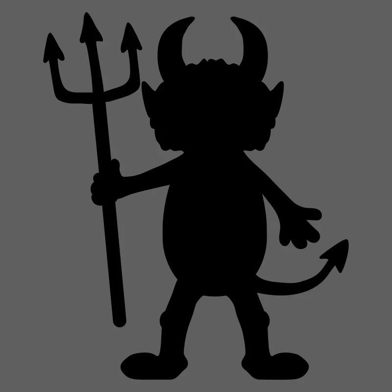 Teufel Mann Cartoon Figur