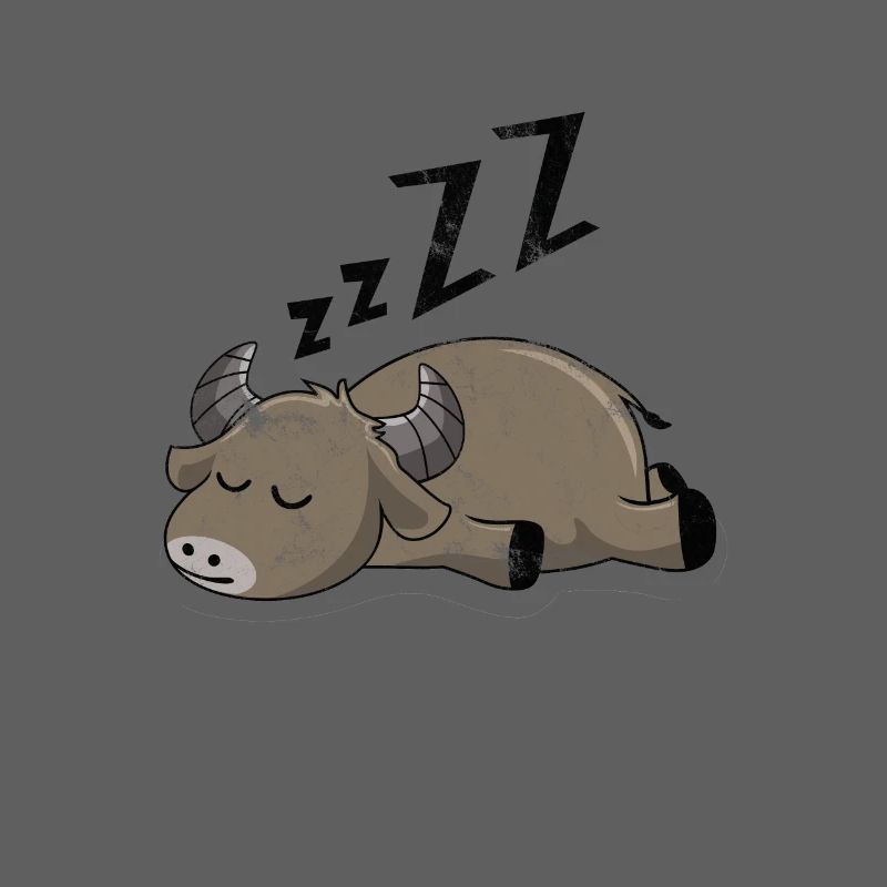 Buffle endormi