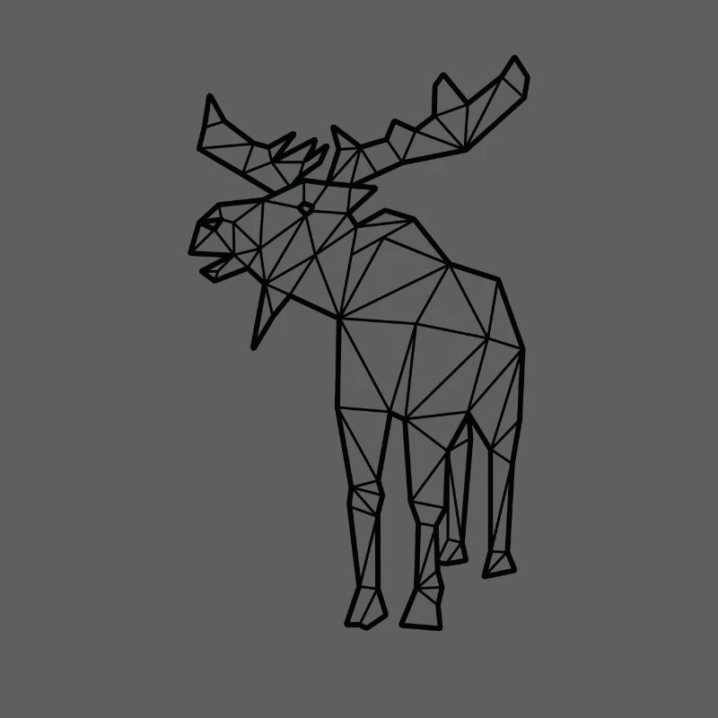 Elch Polygon