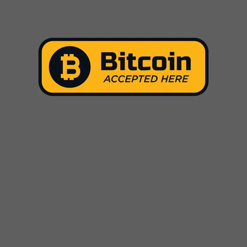 Bitcoin accepted here Bitcoin-Logo Crypto BTC