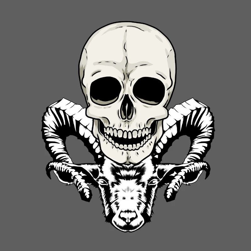 Horror Devil Satan Demon Skull Halloween