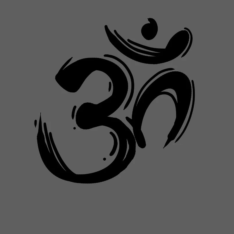 Om Zeichen schwarz