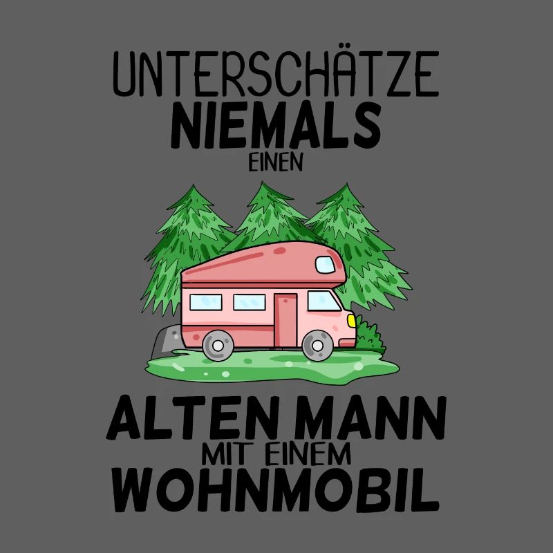 Alter Mann Wohnmobil