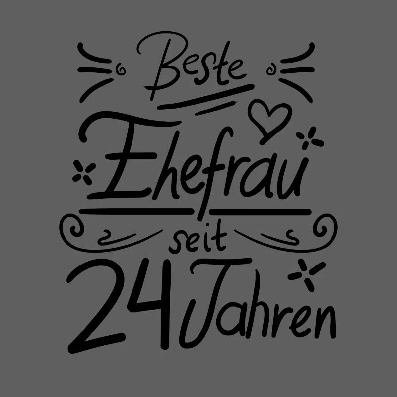 24. Hochzeitstag Ehe Geschenk