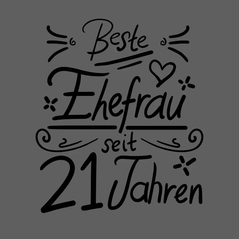 21. Hochzeitstag Ehe Geschenk