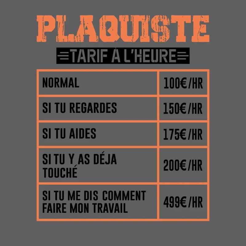 Le Tarif Horaire D'un Plaquiste