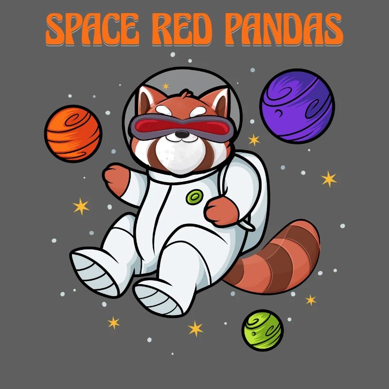 Pandas roux de l’espace