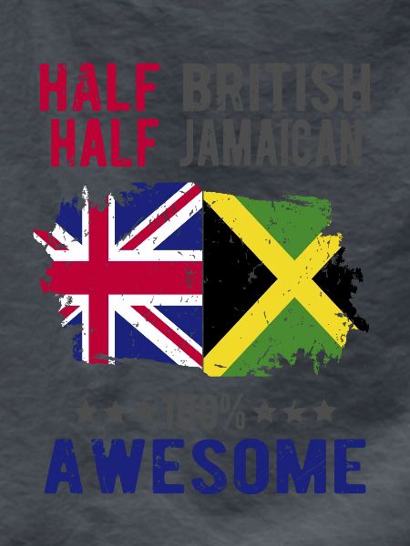 Half British Half Jamaican