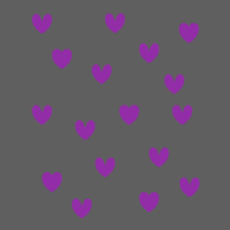 Cœurs violets