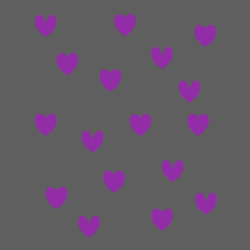 Cœurs violets