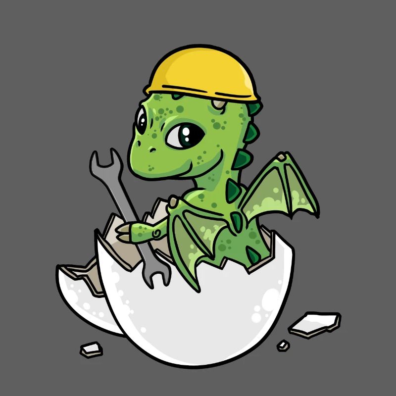 Dino Craftsman Eggshell Tool Car Workshop