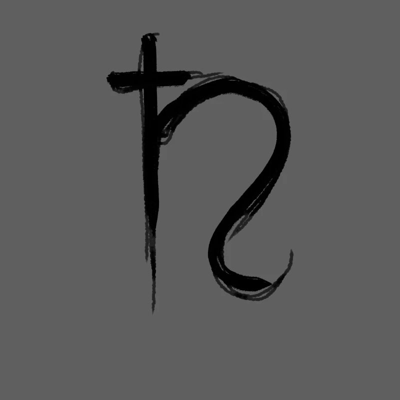 Saturn Astrologie Symbol