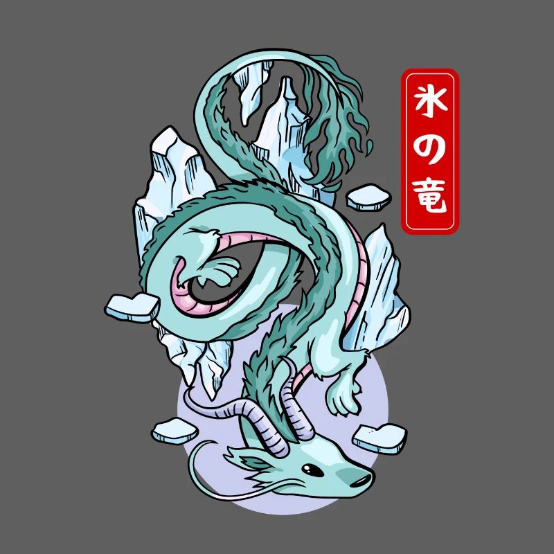 Japanischer Eisdrache Elementarer Mythos