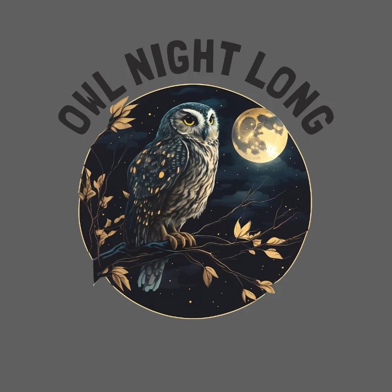 Owl Night Long Nachteule Eule Nachtdienst