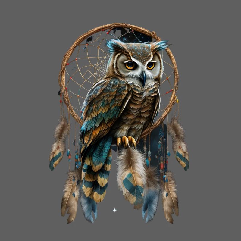 Eule Traumfänger Vogel Federn