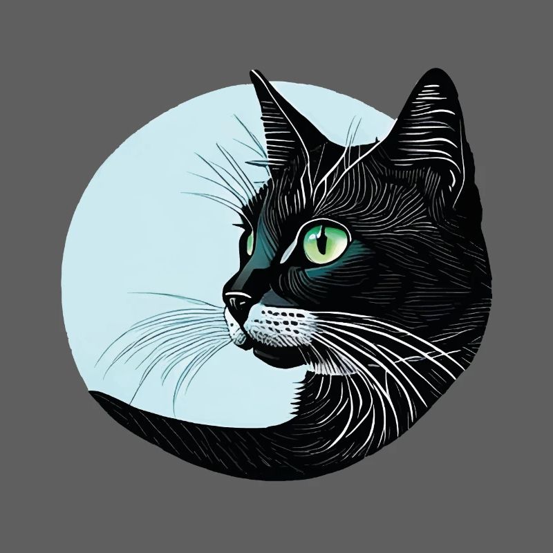 Schwarze Katze