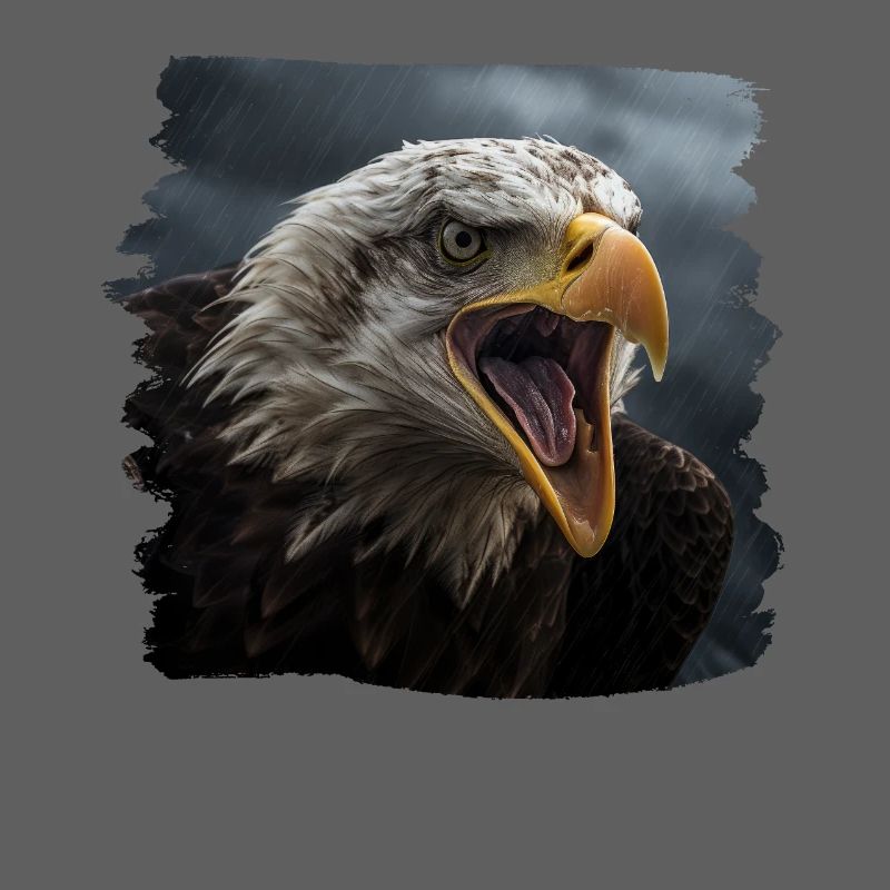 Alder bald eagle bird stone eagle