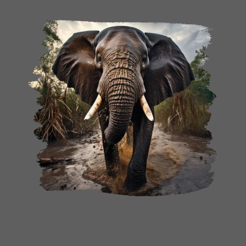 Elephant realistic elephant