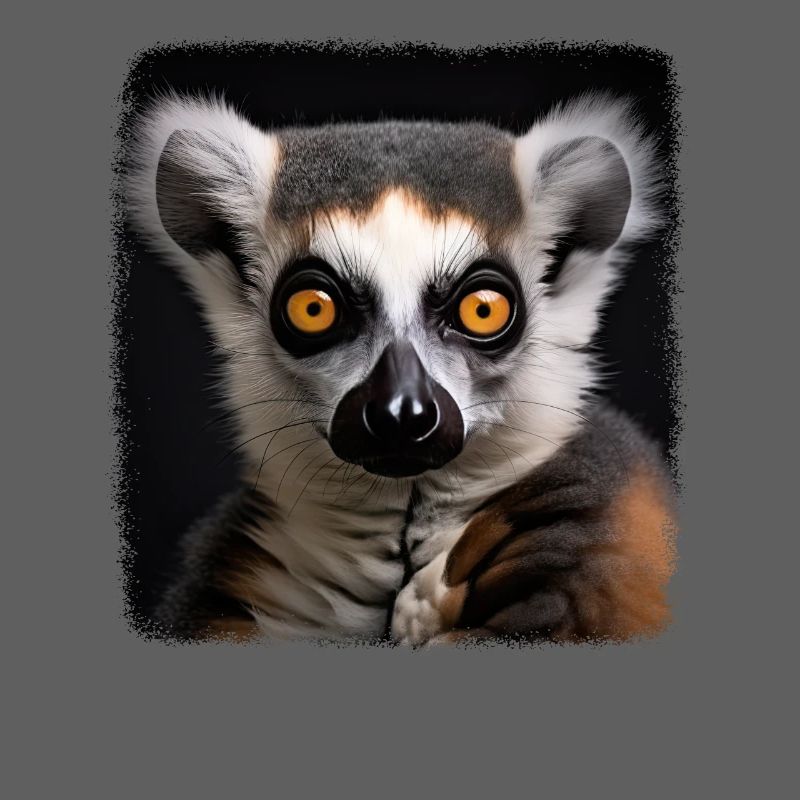 Ring-tailed lemurs realistic ring-tailed lemur