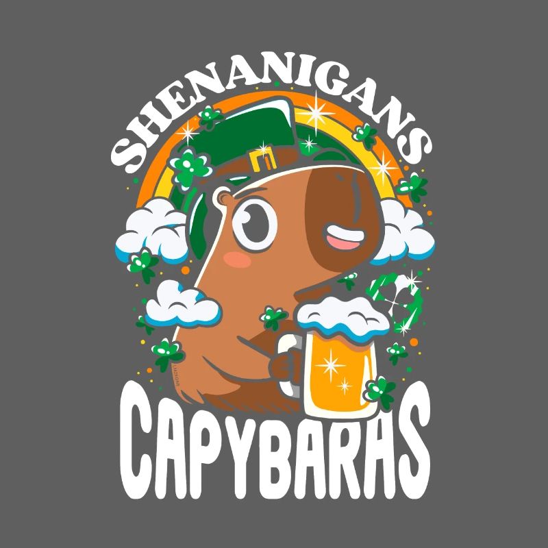 Saint Patrick - Shenanigans capybaras