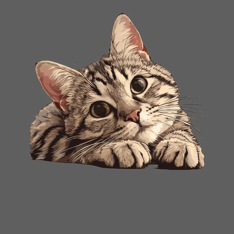 Tabby Kätzchen Tabby Katze
