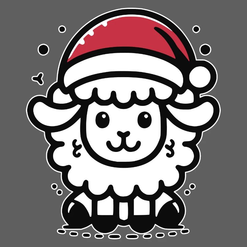 Cute Sheep Christmas Sheep