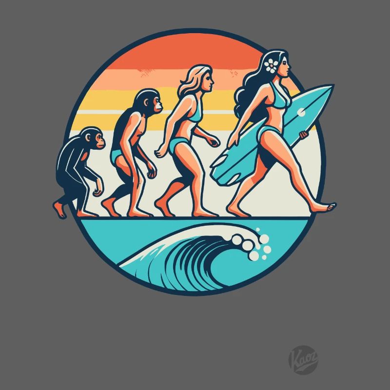 Surfer Surfer et évolution des surfeuses