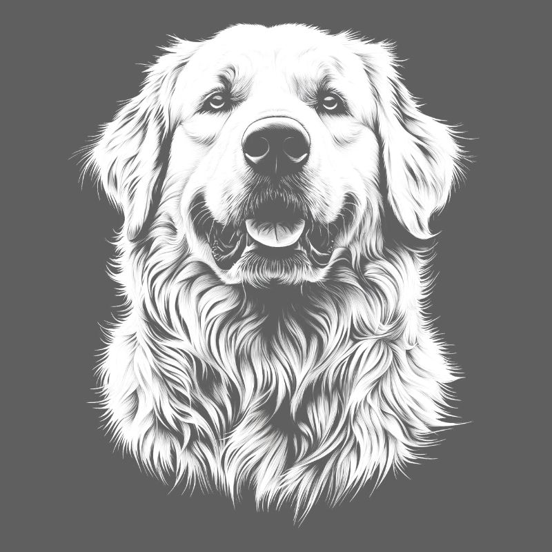 Great Pyrenees Portrait Pyrenäenberghund Hunde