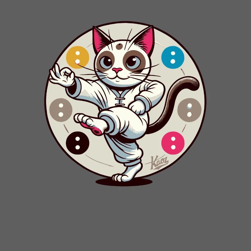 Chat de méditation Thai Chi
