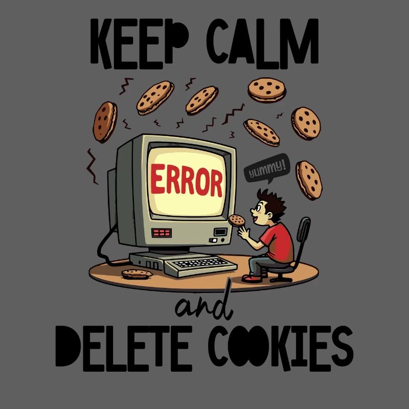 Keep Calm And Delete Cookies IT Nerd
