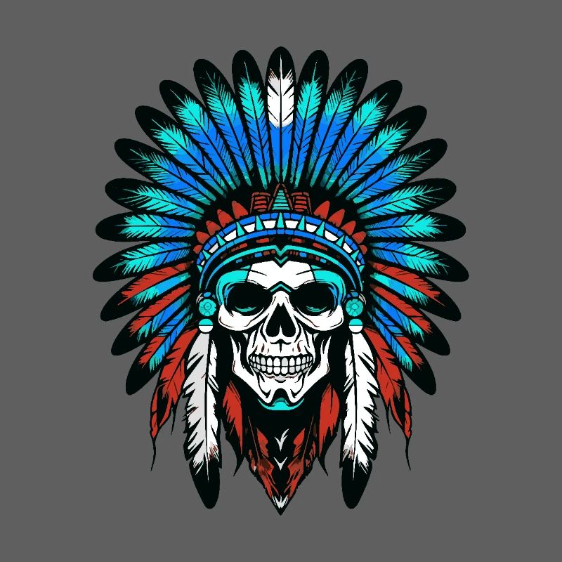 Apache Indian Chief Skull