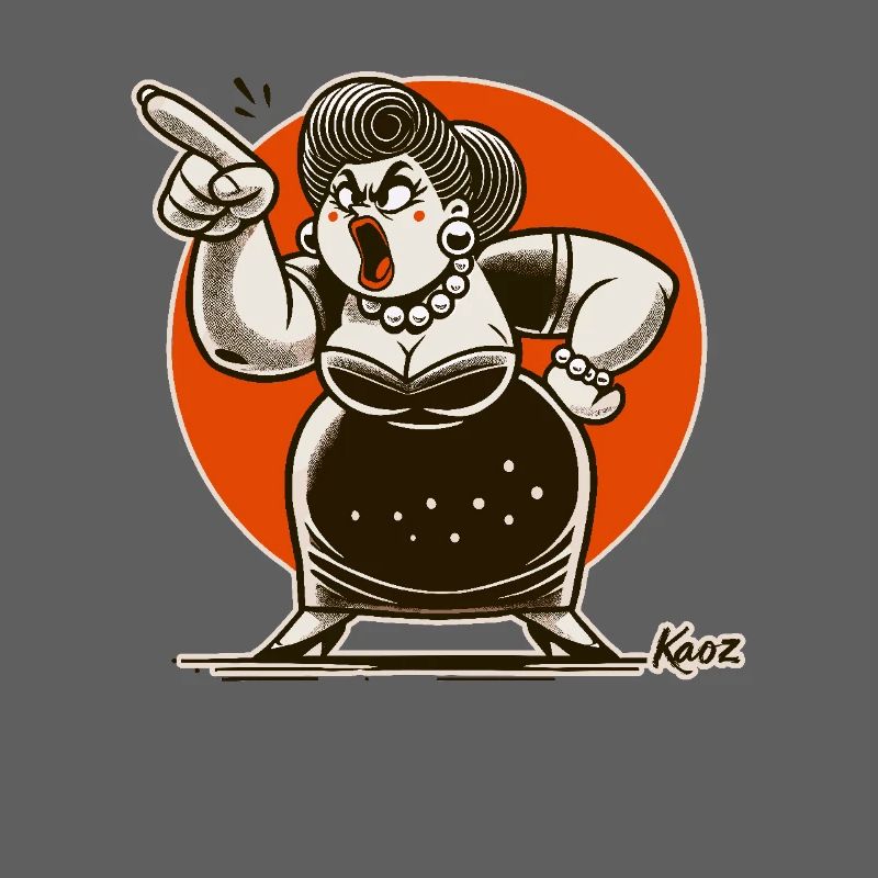 Big Mama schimpft mit dir