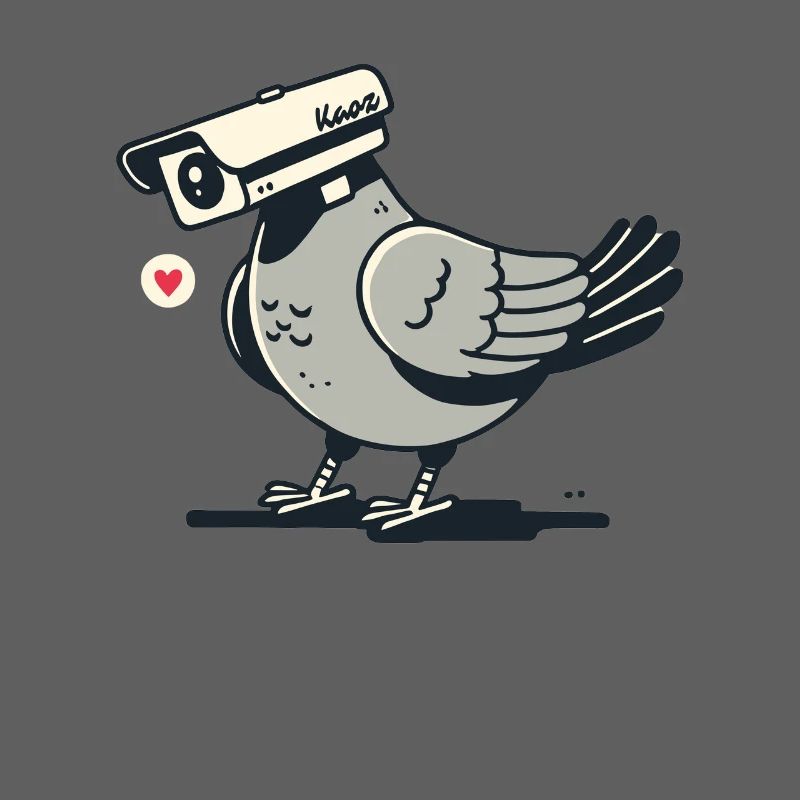 Pigeon caméra comme pigeon caméra de surveillance
