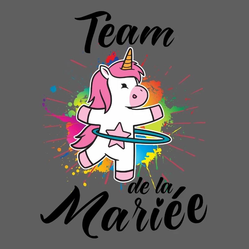 Team de la Mariée EVJF Bride Licorne Future Mariée