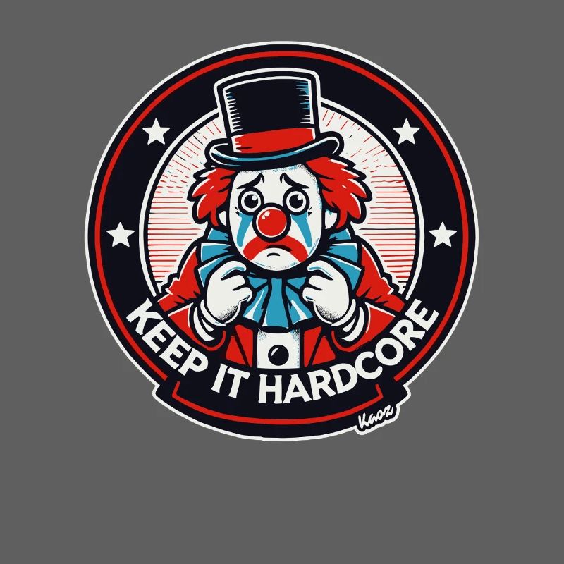 Keep It Hardcore Clown Design