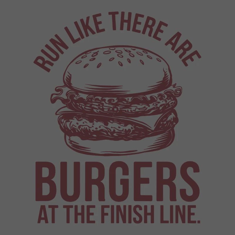 Run like a burger-hungry marathon runner