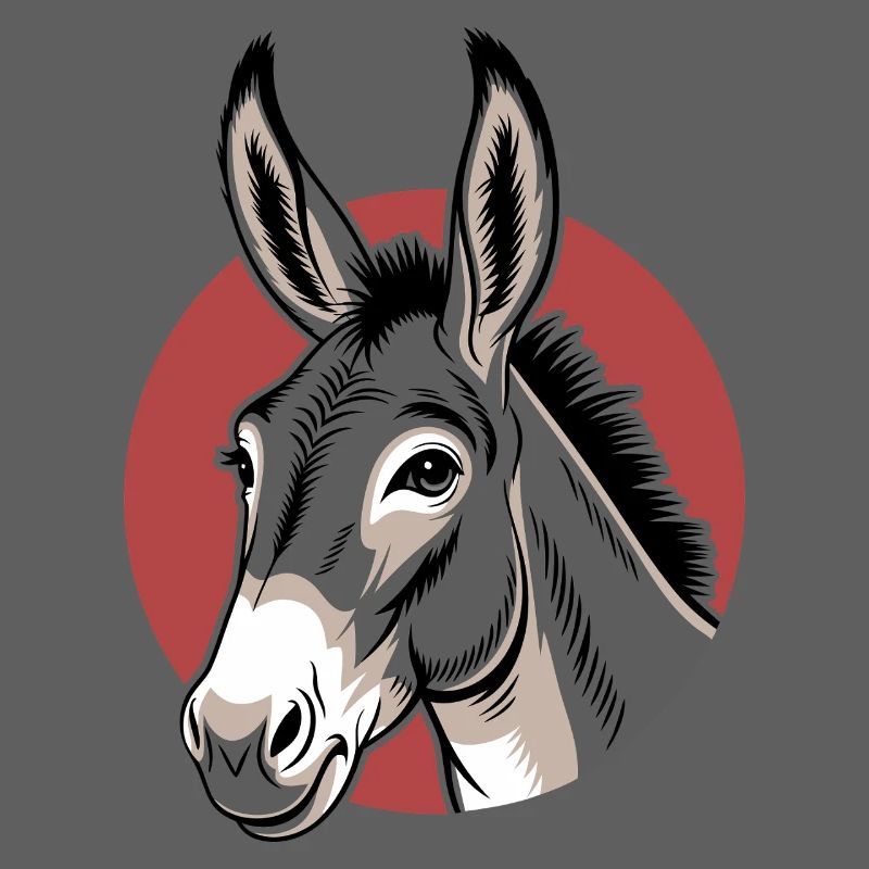 Âne Mule Cheval Ferme Élevage Fermier Mignon