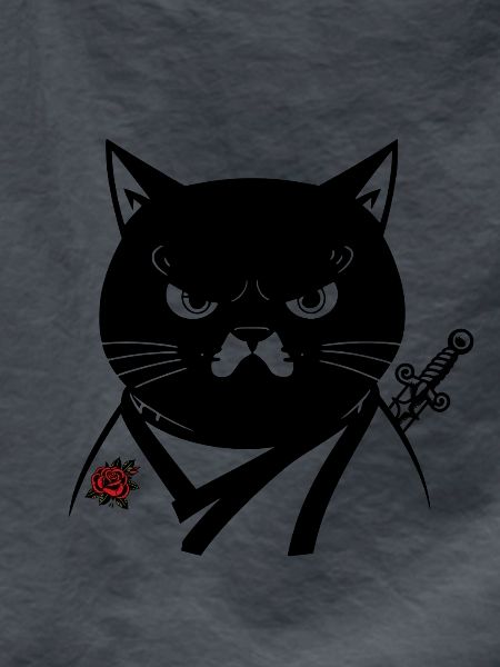 Die Samurai-Katze, die Bushido-Katze